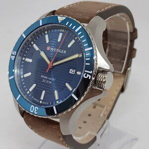 Wenger 01.0641.130C SeaForce Men’s 43mm Swiss Military Quartz Watch